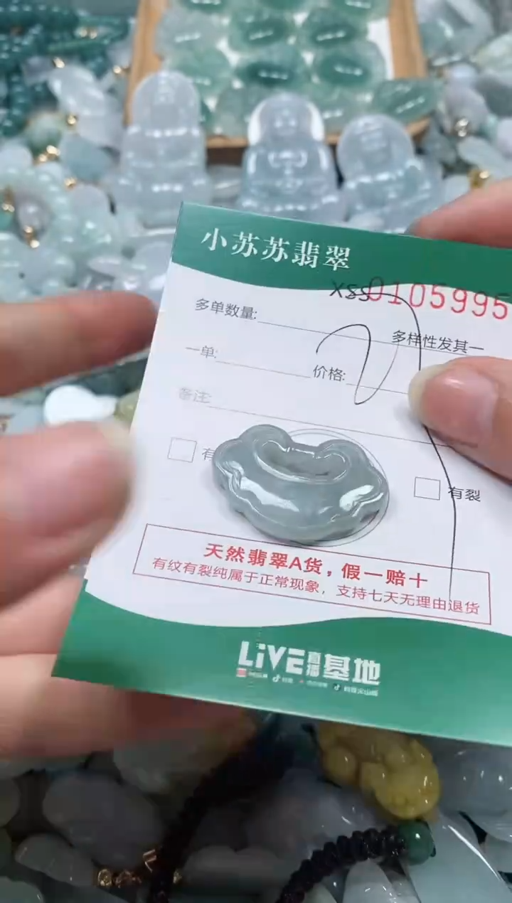 【闪购商品】翡翠颈饰未镶嵌闪购商品0105995