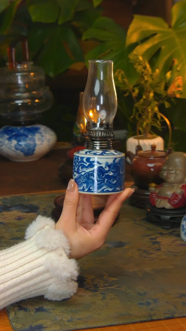 【闪购商品】景德镇陶瓷灯摆件