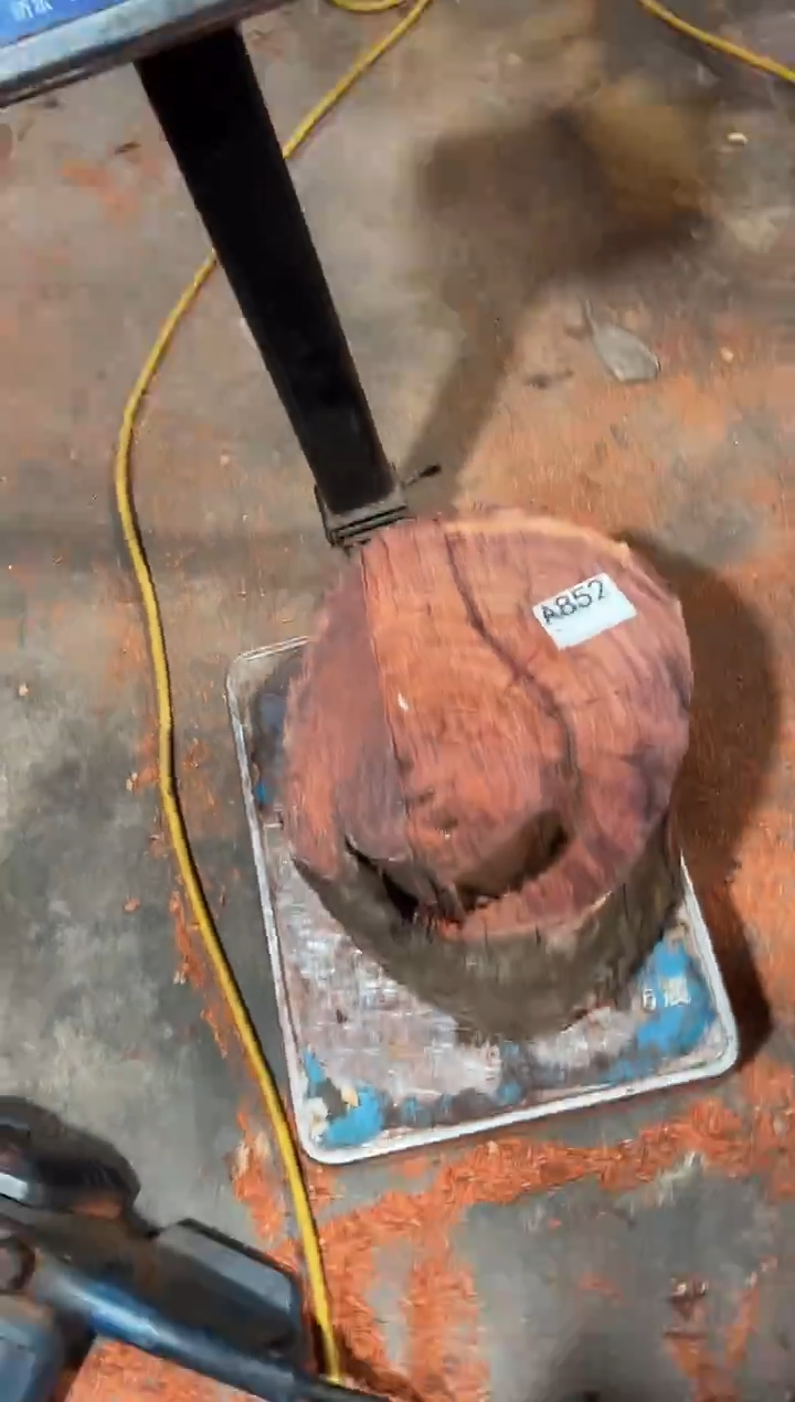 紫檀木类端景台创****）赞比亚血檀 非洲紫檀