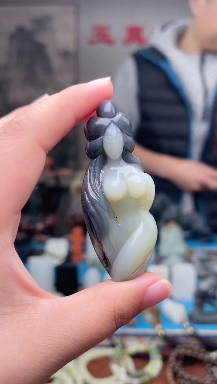 【闪购商品】和田玉未镶嵌挂件1