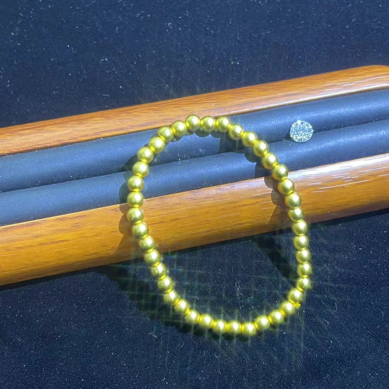  s172黄色珠珠手链多样性发货