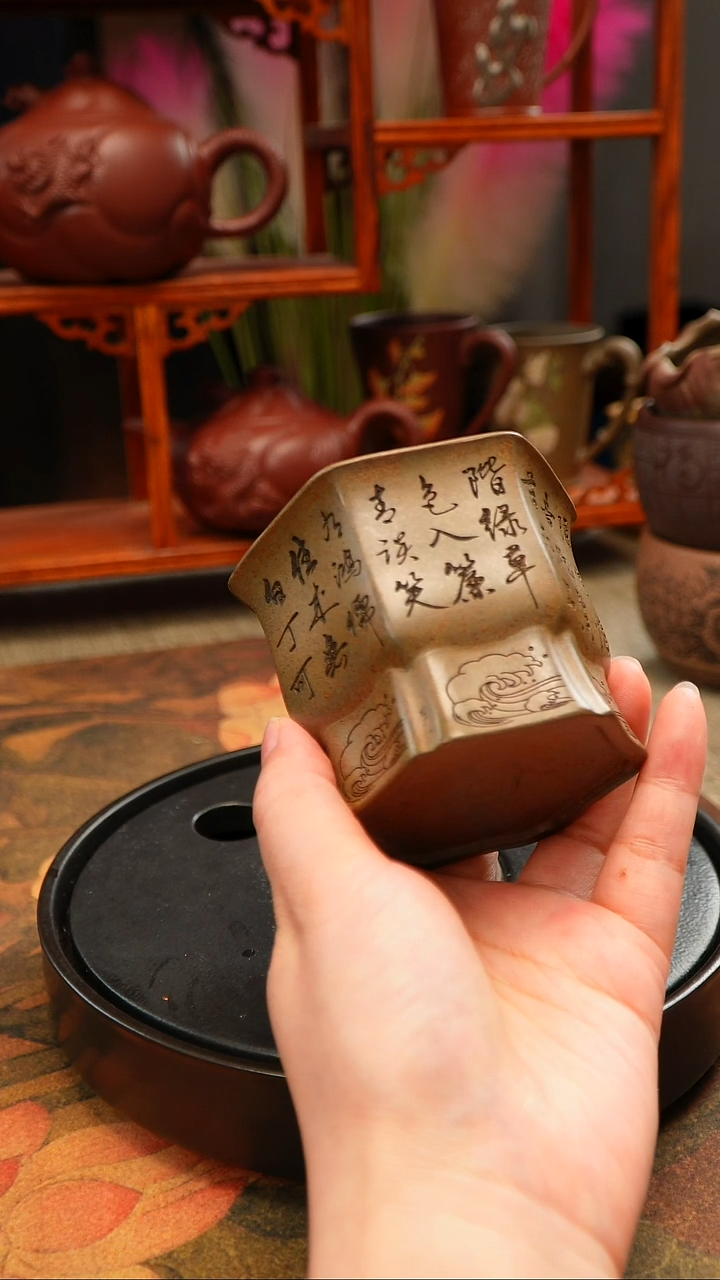 茶杯紫砂宜兴原矿正品紫砂