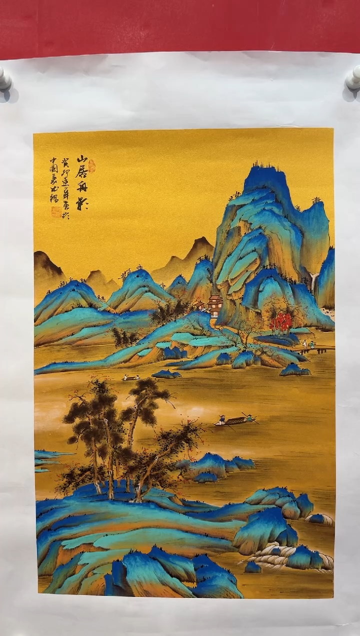 国画画家陆远华纯手绘原作