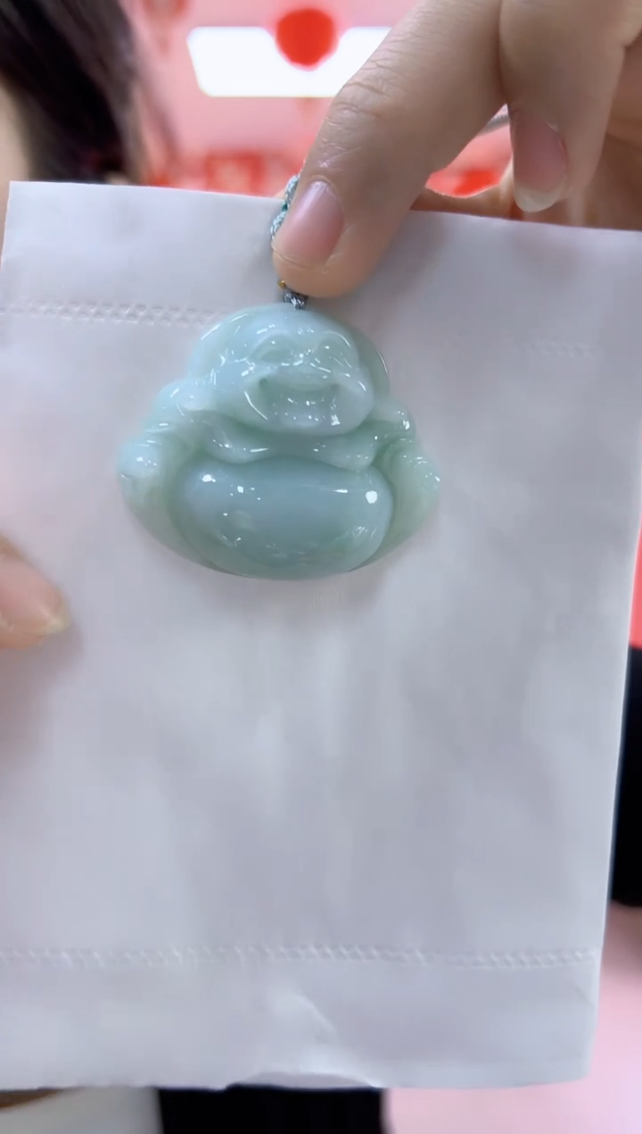 【闪购商品】翡翠颈饰未镶嵌孤品佛公