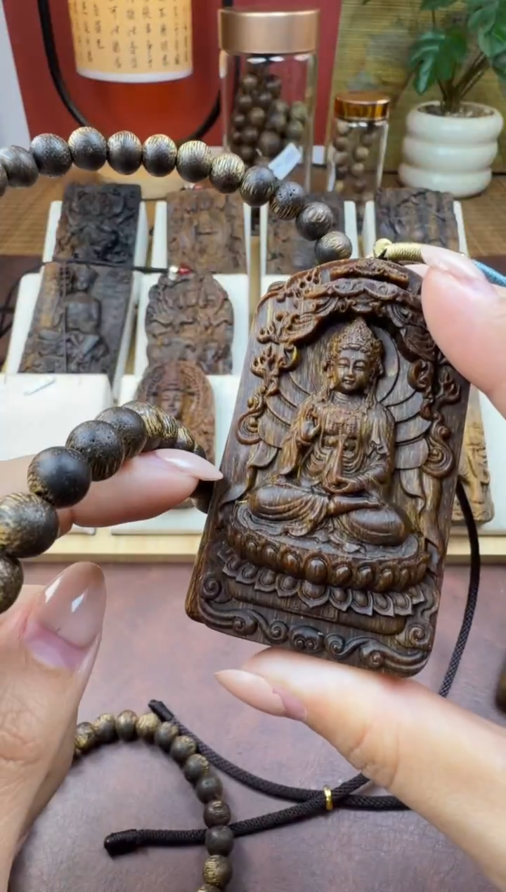 木木雕款标   芽庄  净瓶 +108 芽庄的 08cm 送养香瓶