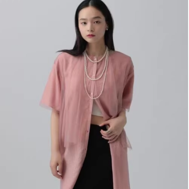 直播间编码C001-C005直播间为主 时尚印花T恤   直播为准