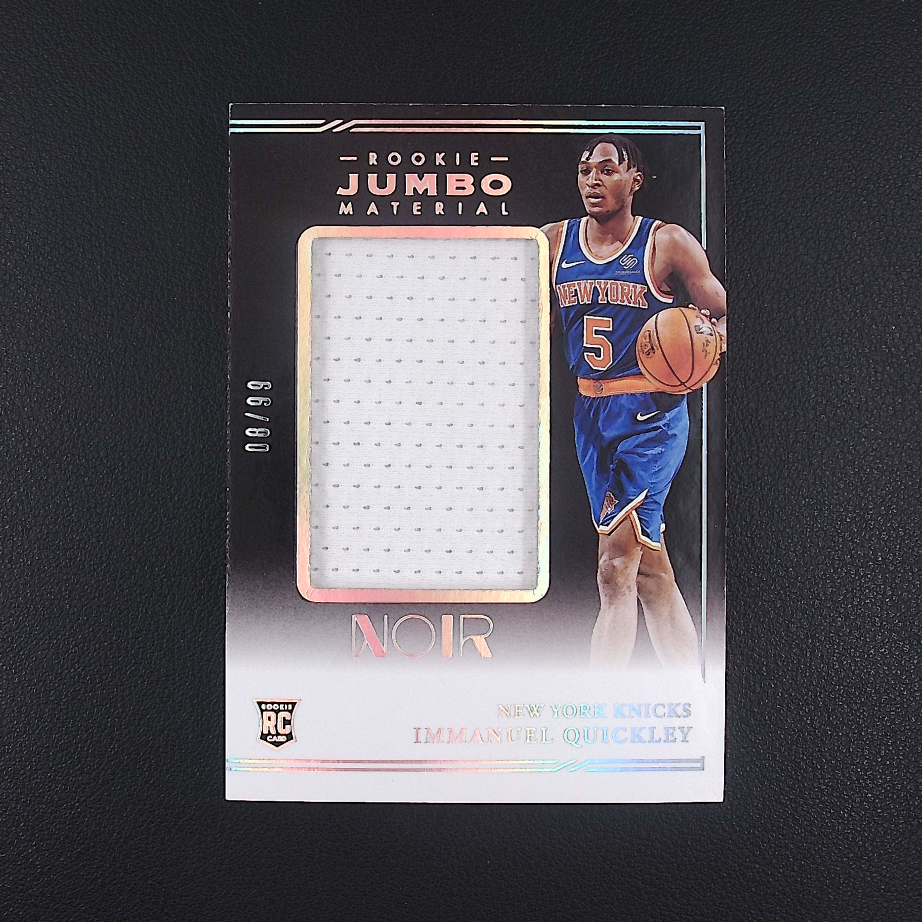 伊曼纽尔奎克利 99编 NOIR 帕尼尼NBA国宝手提签字球星卡