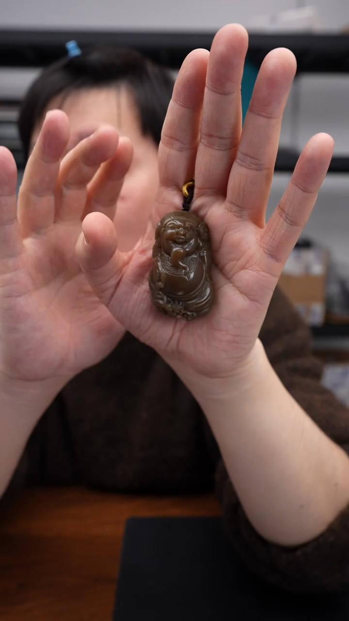 未镶嵌和田玉挂件1222DL162财神