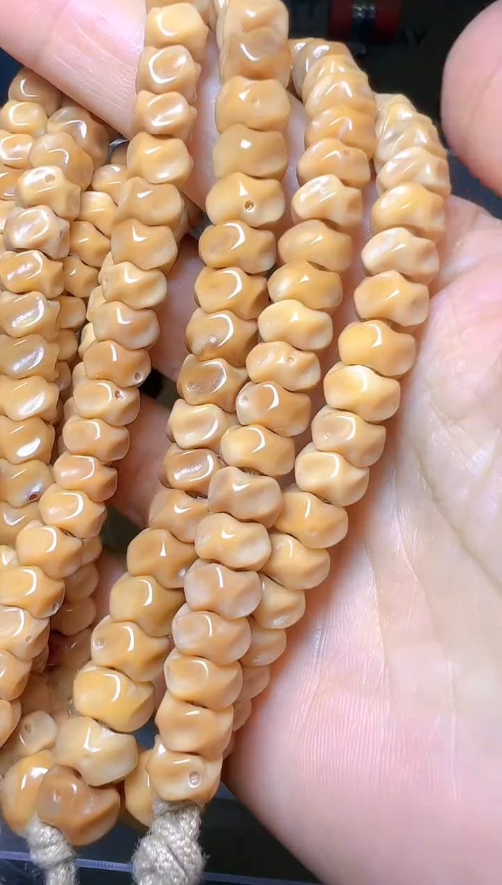 【闪购商品】菩提根/象牙果手串龙脊卡9左右龙骨手持 带月瑕疵25号