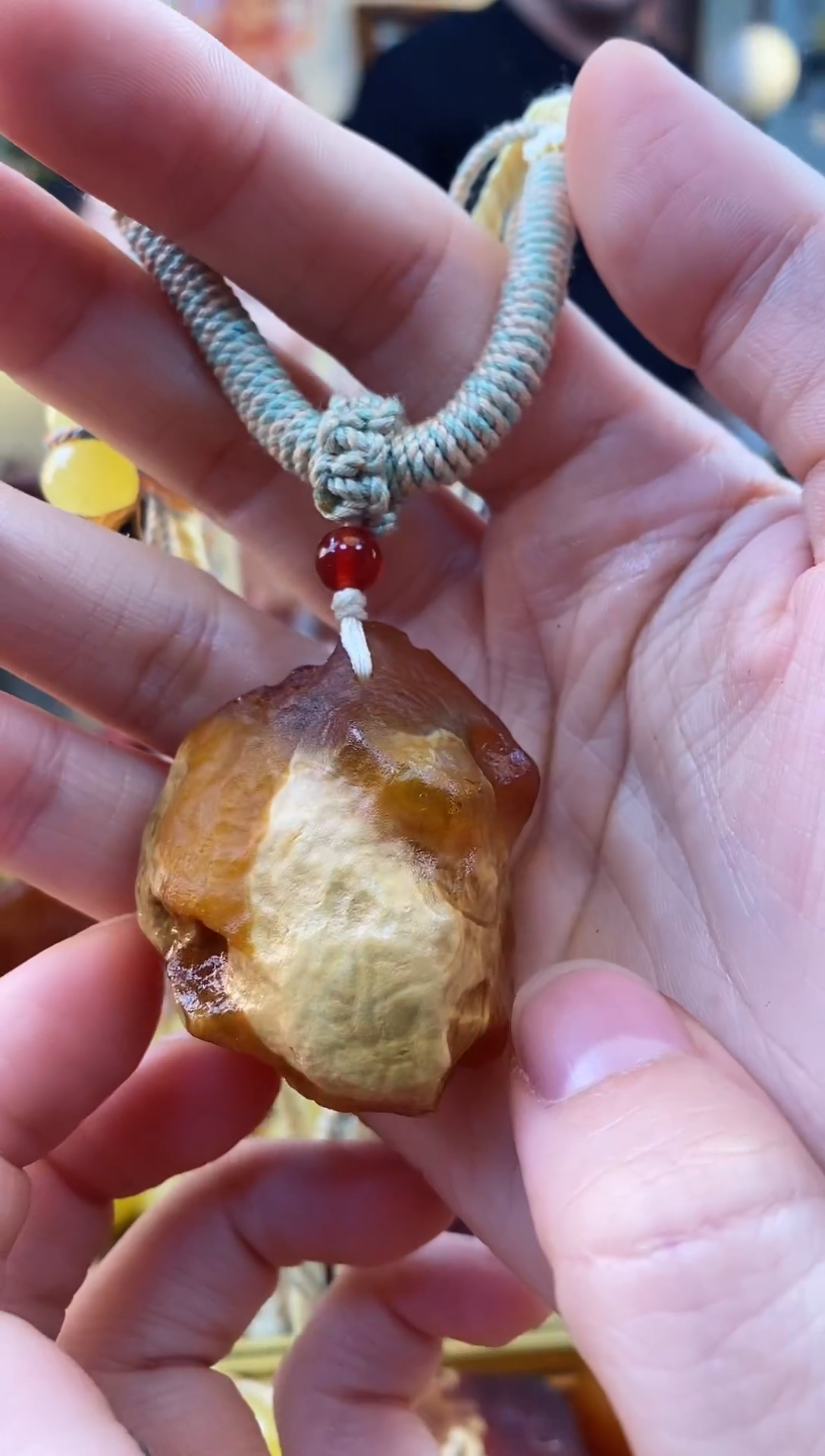 【闪购商品】琥珀颈饰未镶嵌吊坠