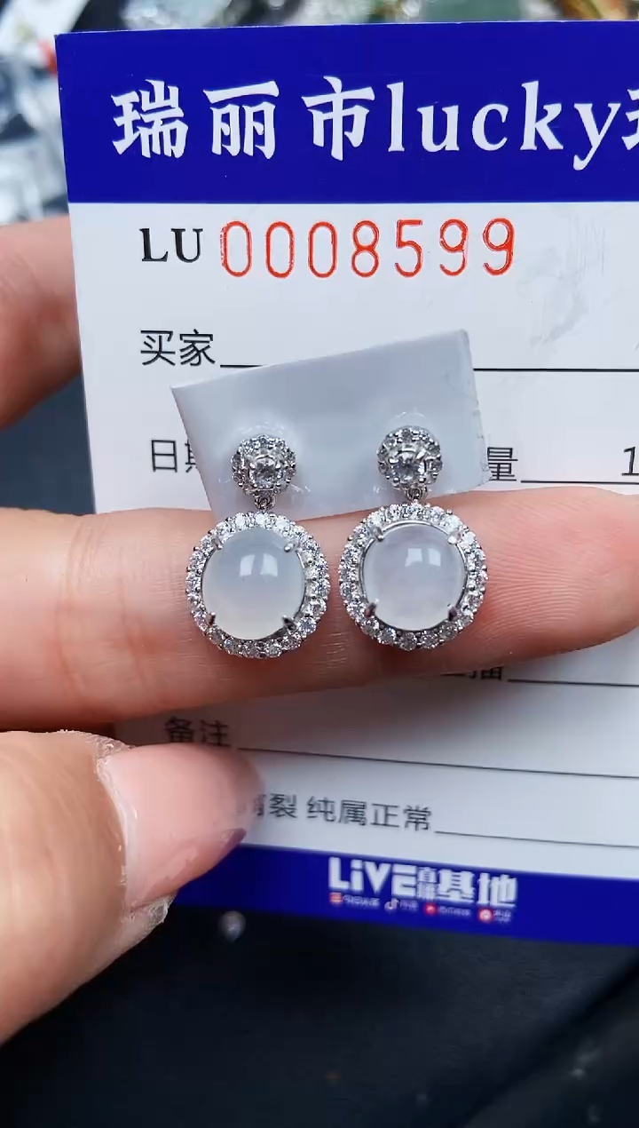【闪购商品】翡翠颈饰银S925镶嵌8599