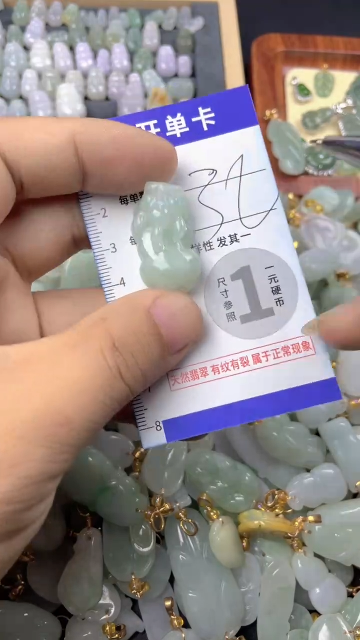 颈饰未镶嵌翡翠天然A货翡翠