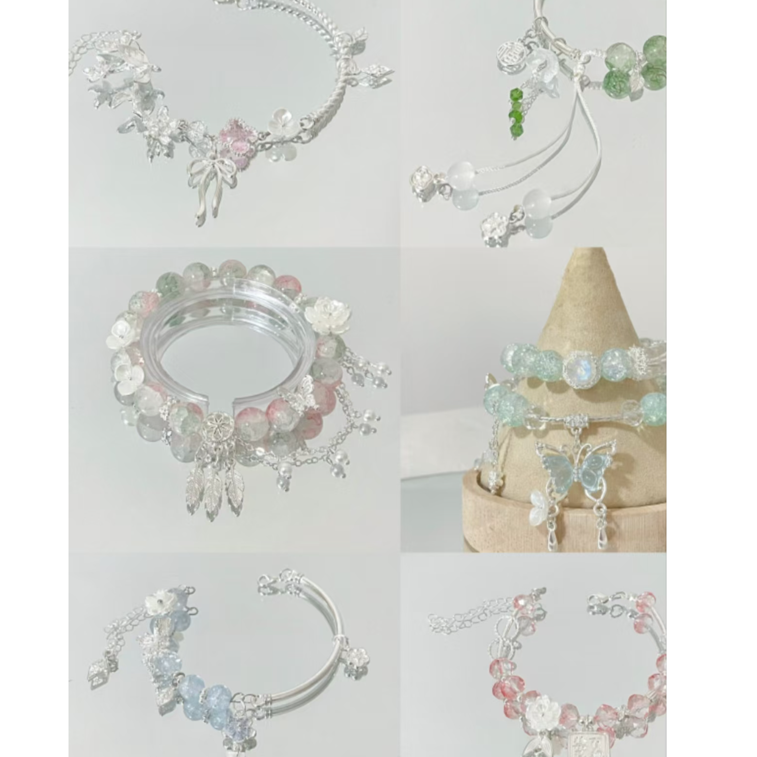 非金属玻璃手链 琉璃手链diy