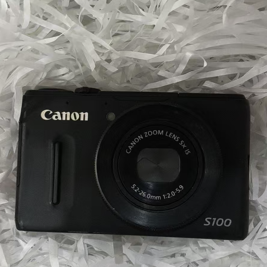99新 Canon/佳能 S100黑色1210W万像素5倍变焦