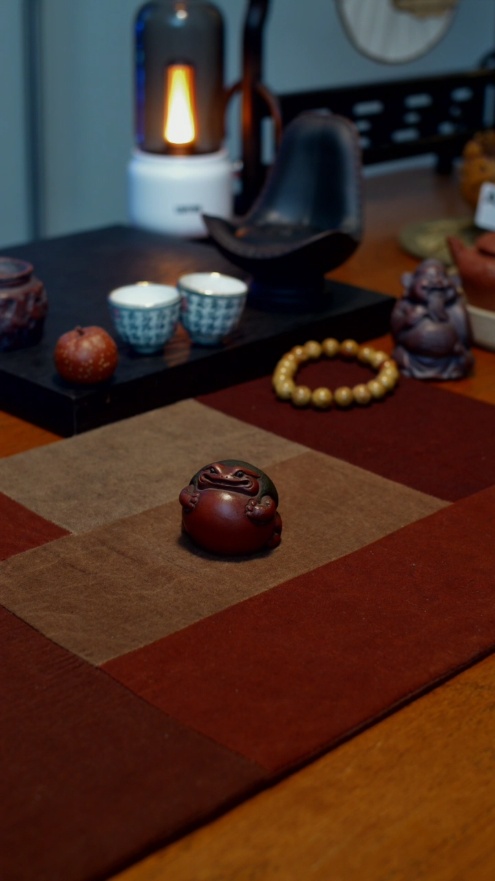 【闪购商品】紫砂泥大肚金蟾茶宠摆件