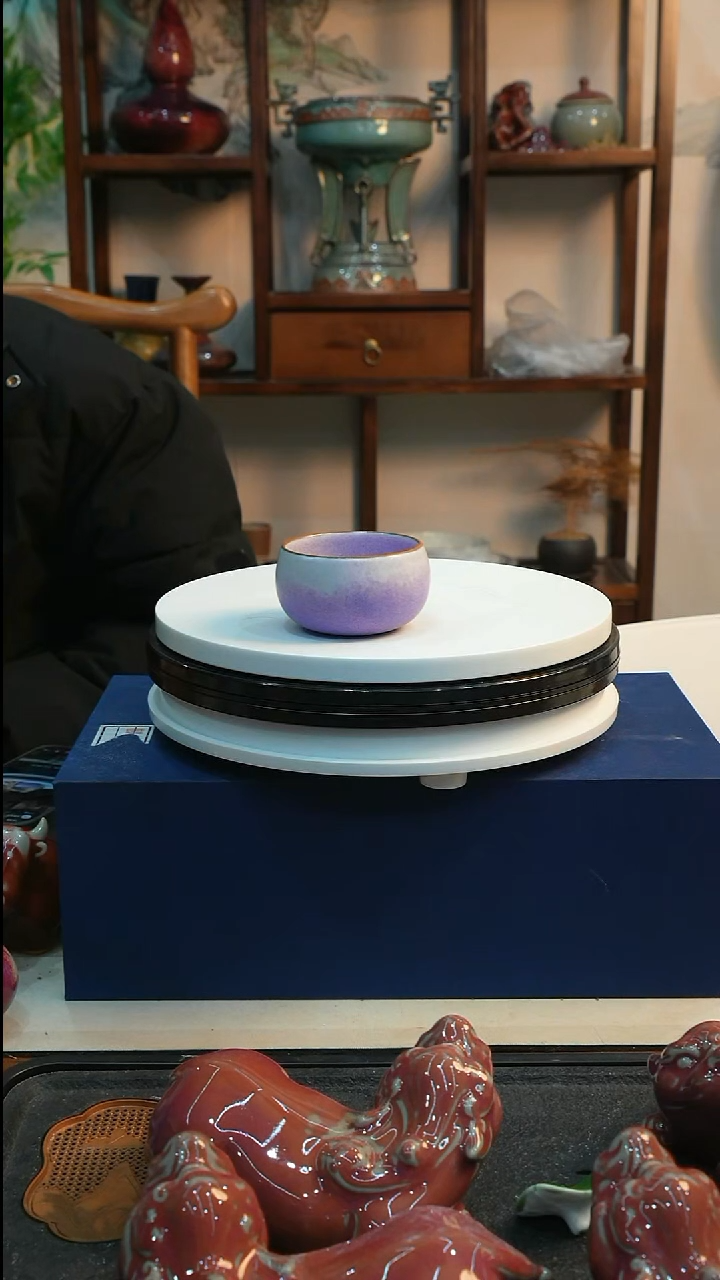 钧瓷香芋紫主人杯