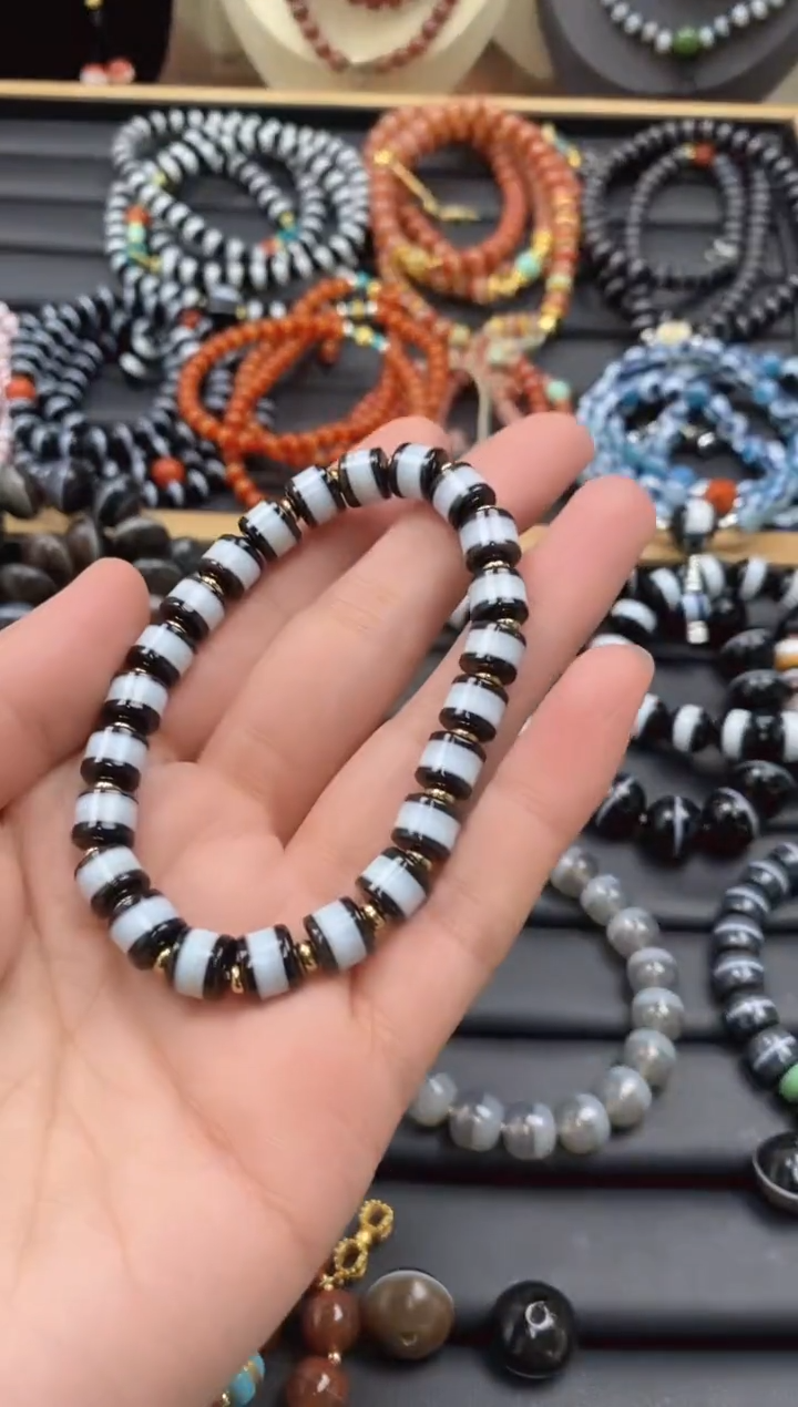 【闪购商品】玛瑙/玉髓手串未镶嵌手串