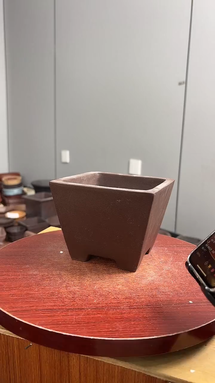 紫砂花盆浅草紫砂花盆