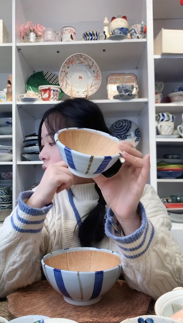 陶瓷【孤品】美浓烧小号研磨碗