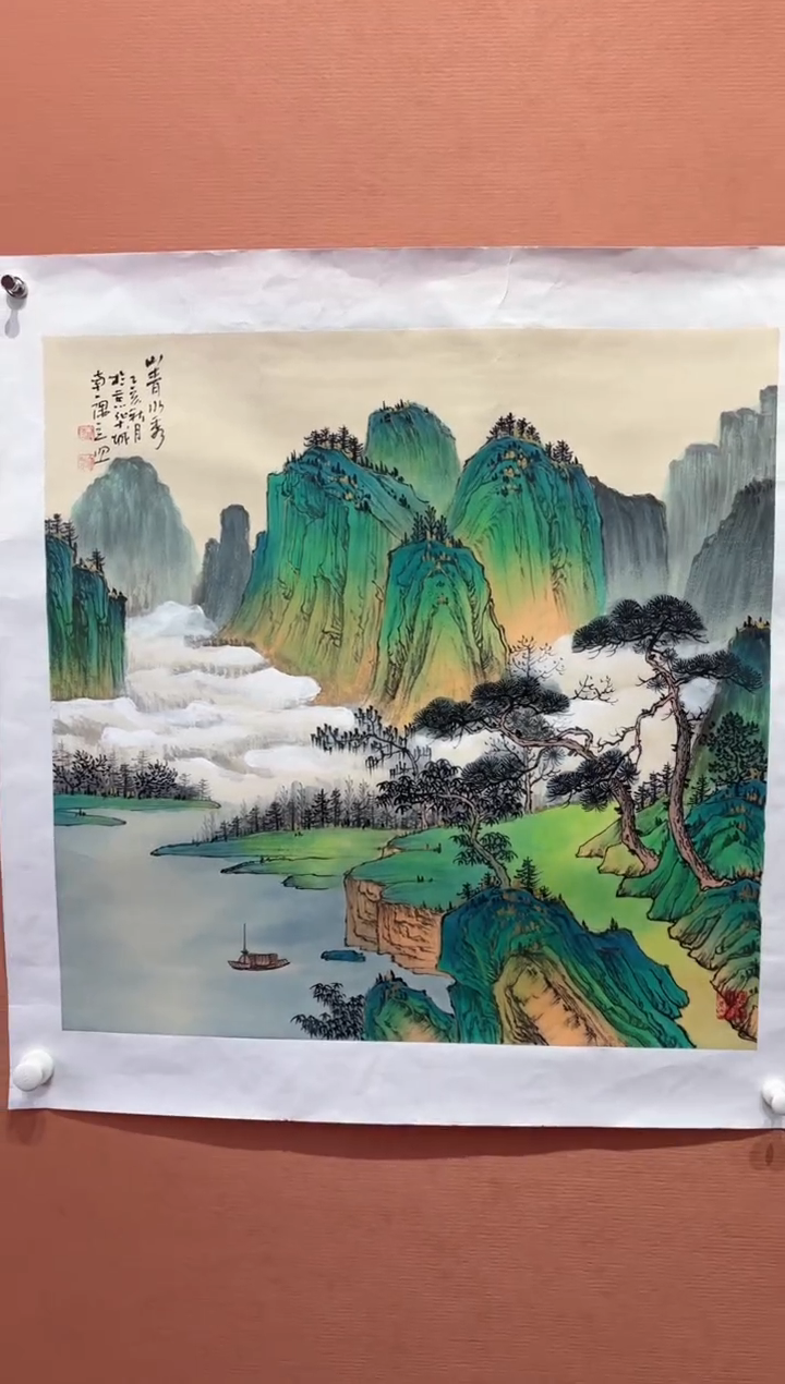 国画师立照老师国画作品