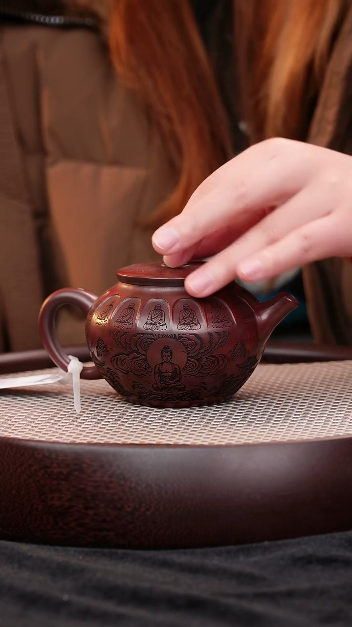 茶壶紫砂宜兴紫砂壶如来h310030