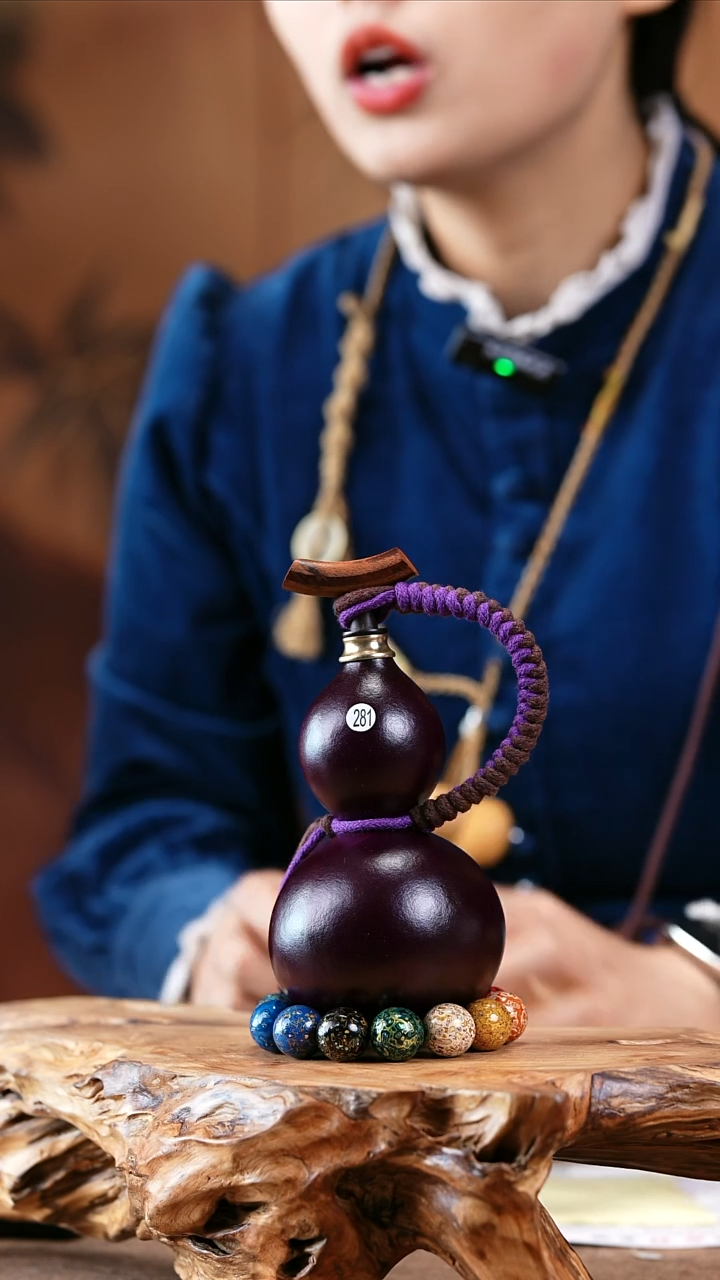【闪购商品】281—光岳葫天然大漆酒葫芦不含漆珠