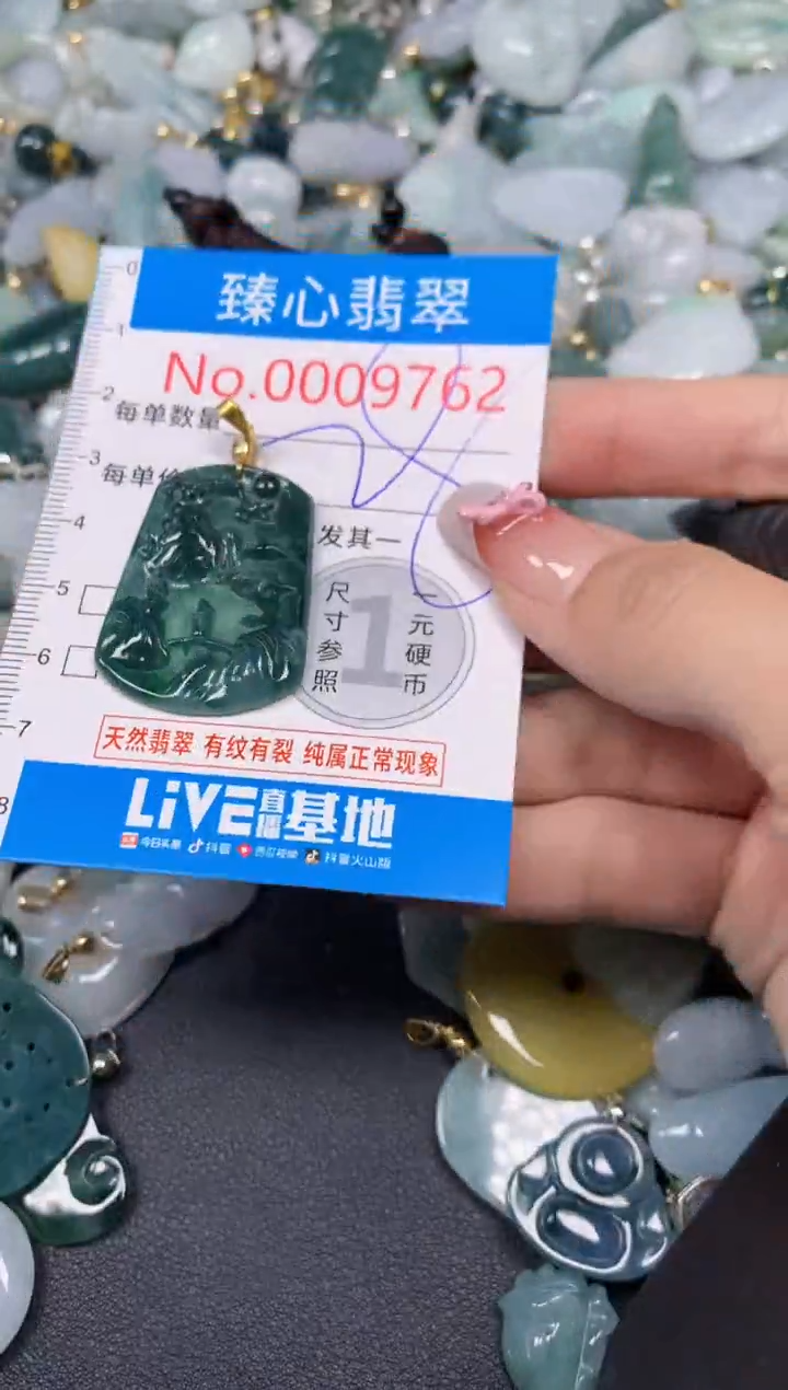 【闪购商品】翡翠颈饰未镶嵌含绳0009762