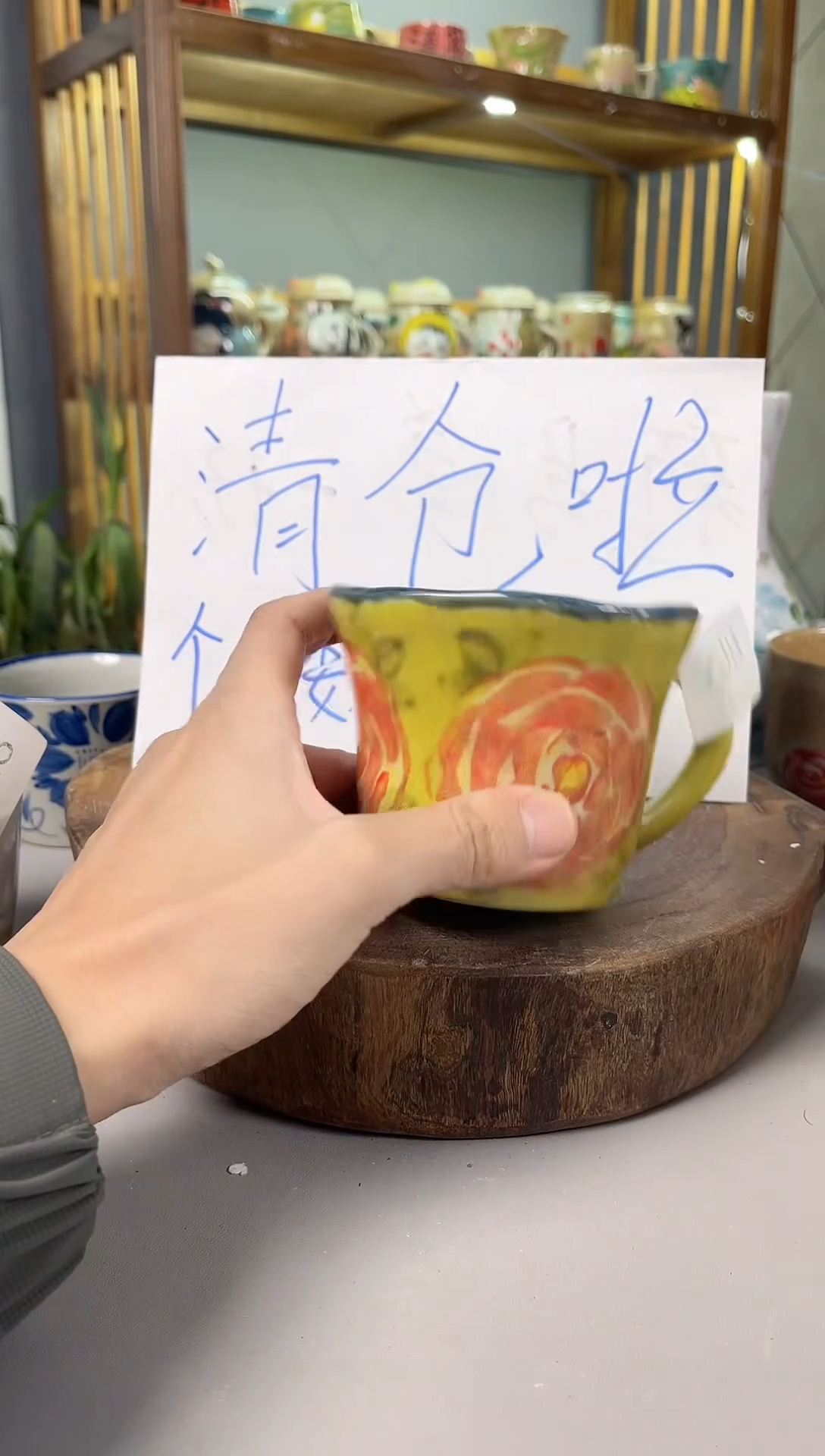 【闪购商品】瓷片景德镇手绘高温釉下彩