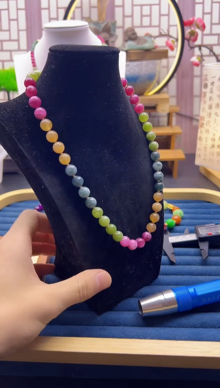 【闪购商品】碧玺颈饰14K金镶嵌X691