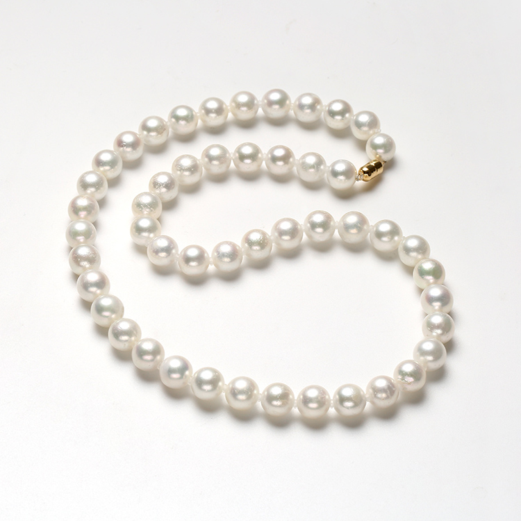 【胖哥专享】18K金 海水珍珠项链akoya8-9MM（吉尔德）PG15
