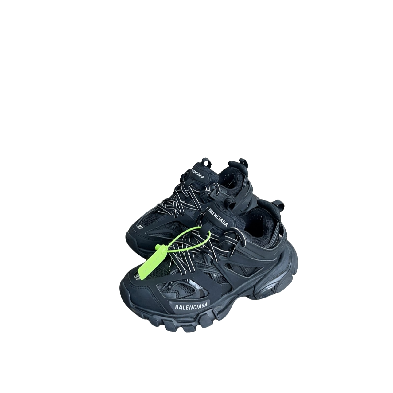 95新 Balenciaga/巴黎世家 track休闲鞋黑 37码d4336