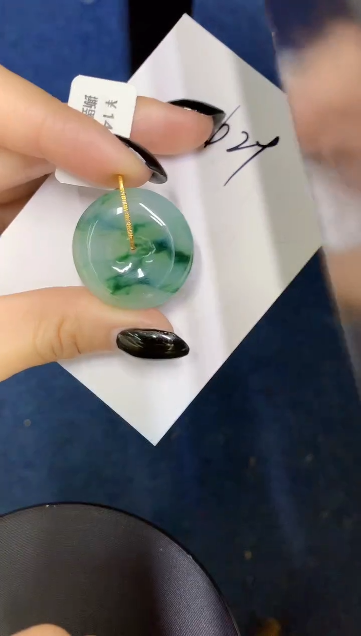 【闪购商品】翡翠颈饰18K金镶嵌000000000