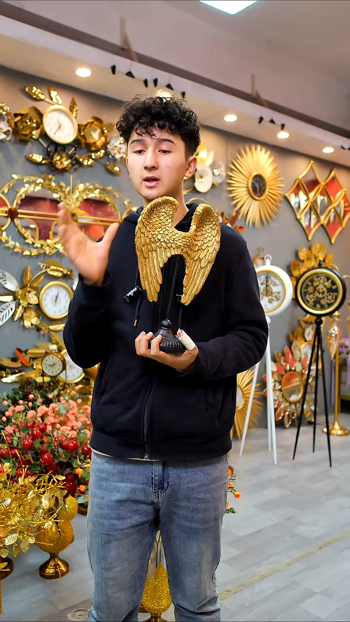 人造板翅膀摆件11111