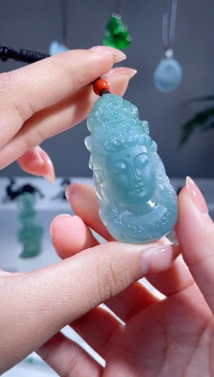 【闪购商品】翡翠颈饰未镶嵌天然A货翡翠  