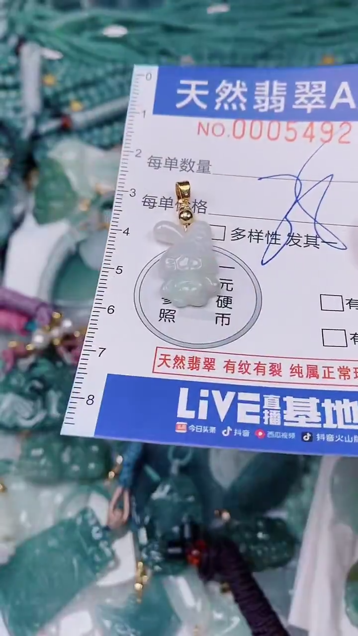 翡翠未镶嵌颈饰00005492