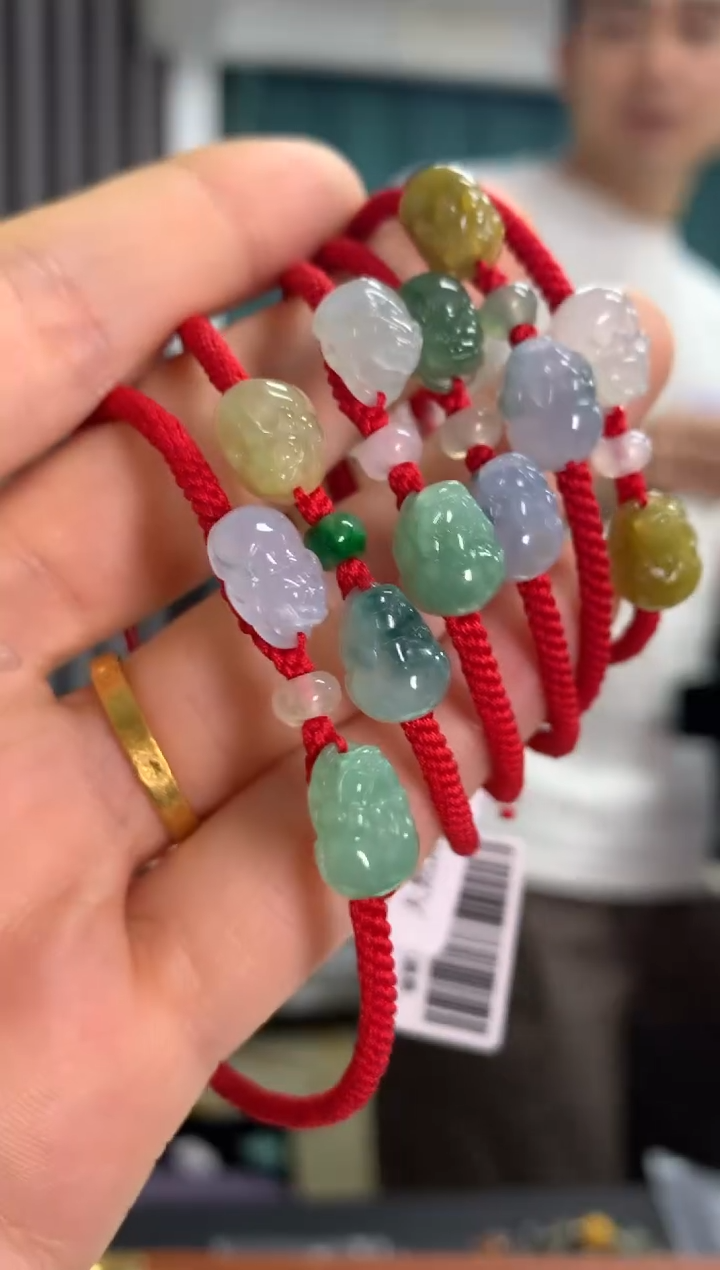 未镶嵌手绳翡翠手绳多样性发货1件