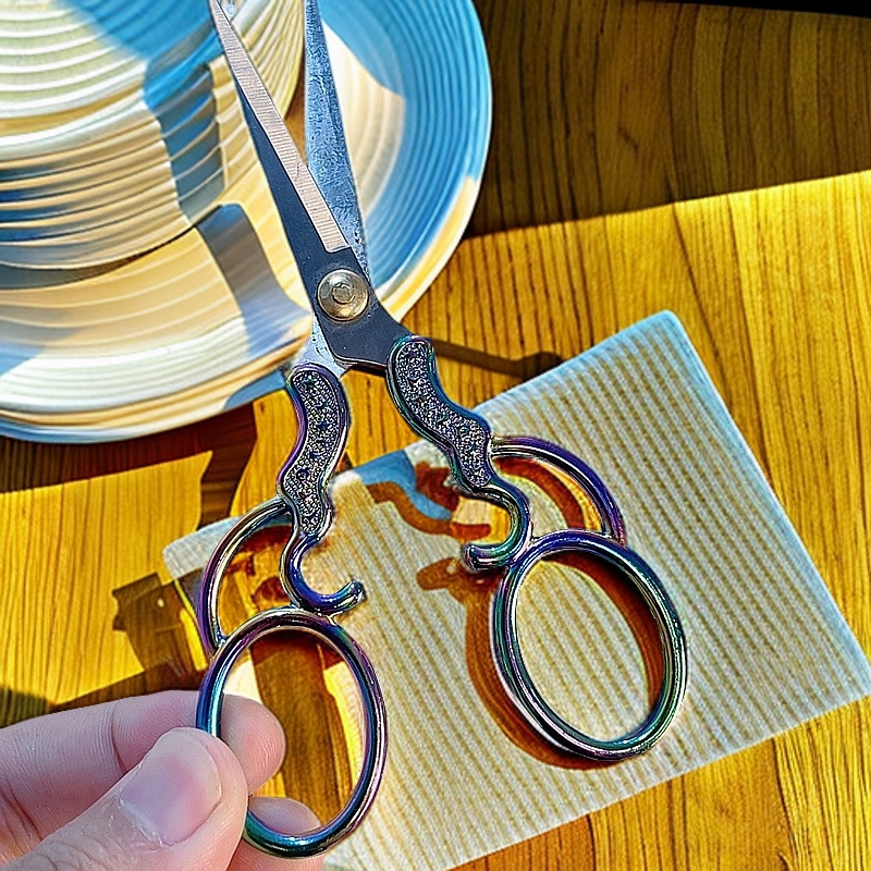 创意家用剪刀茶叶包线头剪刀