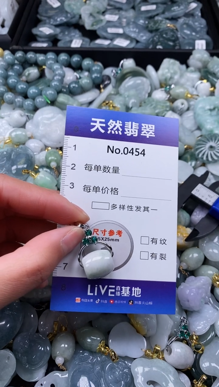 【闪购商品】翡翠颈饰未镶嵌缅甸A货翡翠0454