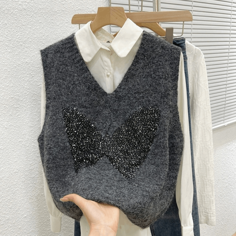 【v领马甲】女款2025新款冬季针织背心外穿小个子高级感