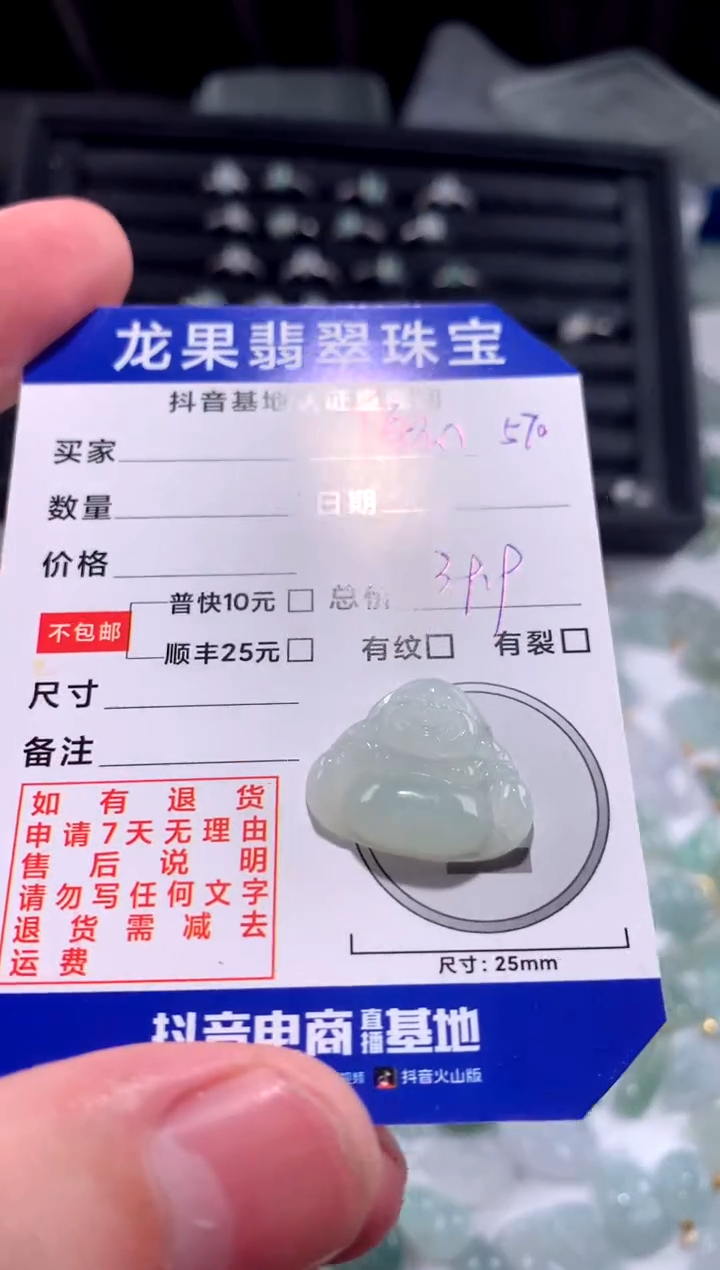 【闪购商品】翡翠颈饰未镶嵌佛公570