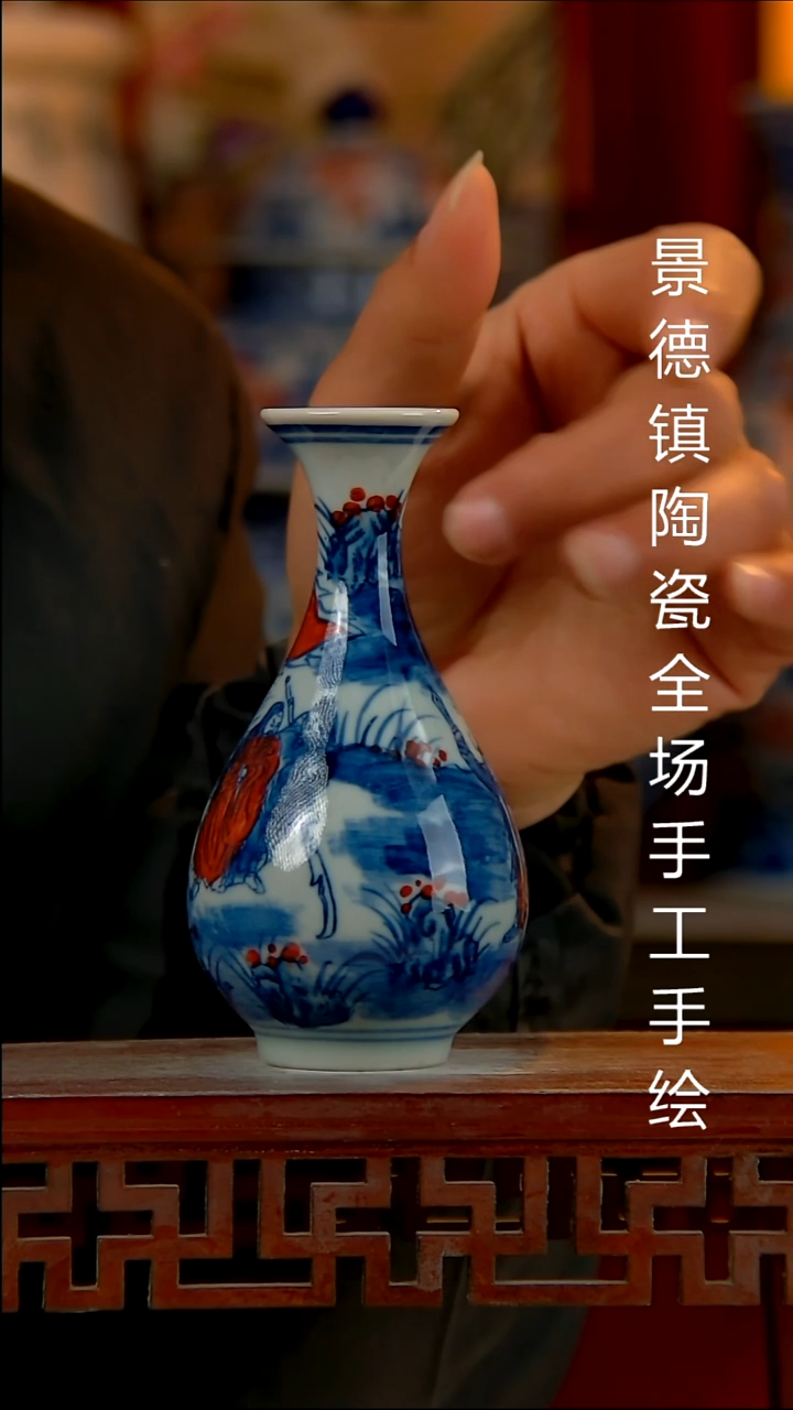 摆件陶瓷景德镇陶瓷 全场手工手绘