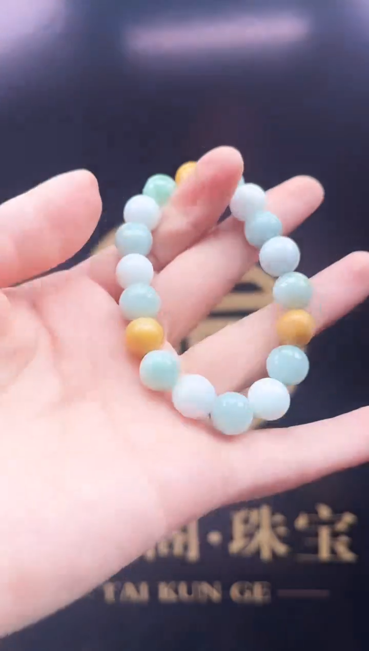 【闪购商品】翡翠套链未镶嵌缅甸翡翠手链