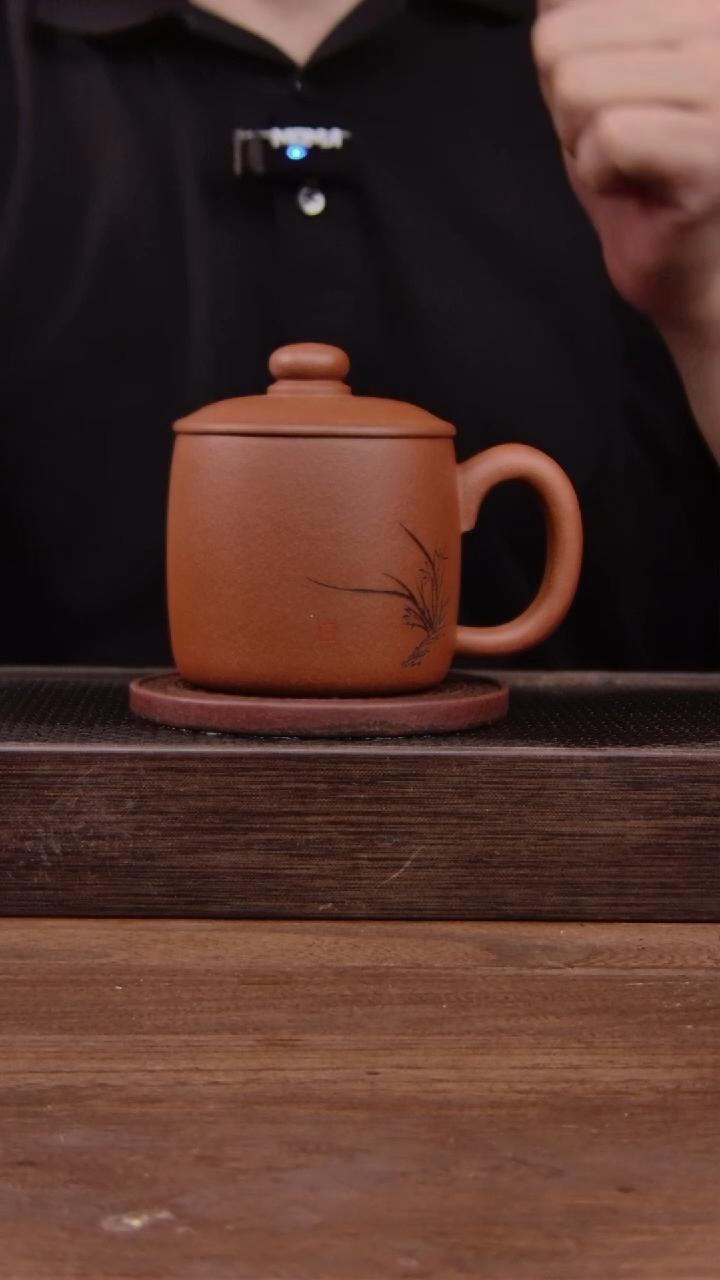 茶壶紫砂开场福利盲盒！！！红清水 刻绘盖杯