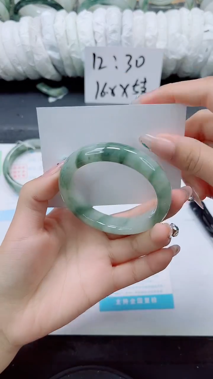 石英质玉手镯未镶嵌0312-圈口57.2