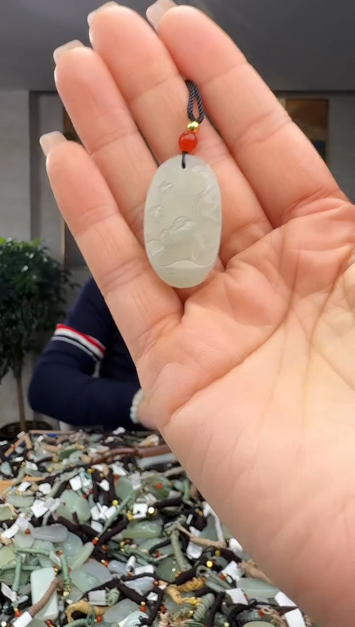 颈饰未镶嵌和田玉拍一发一多样性发货