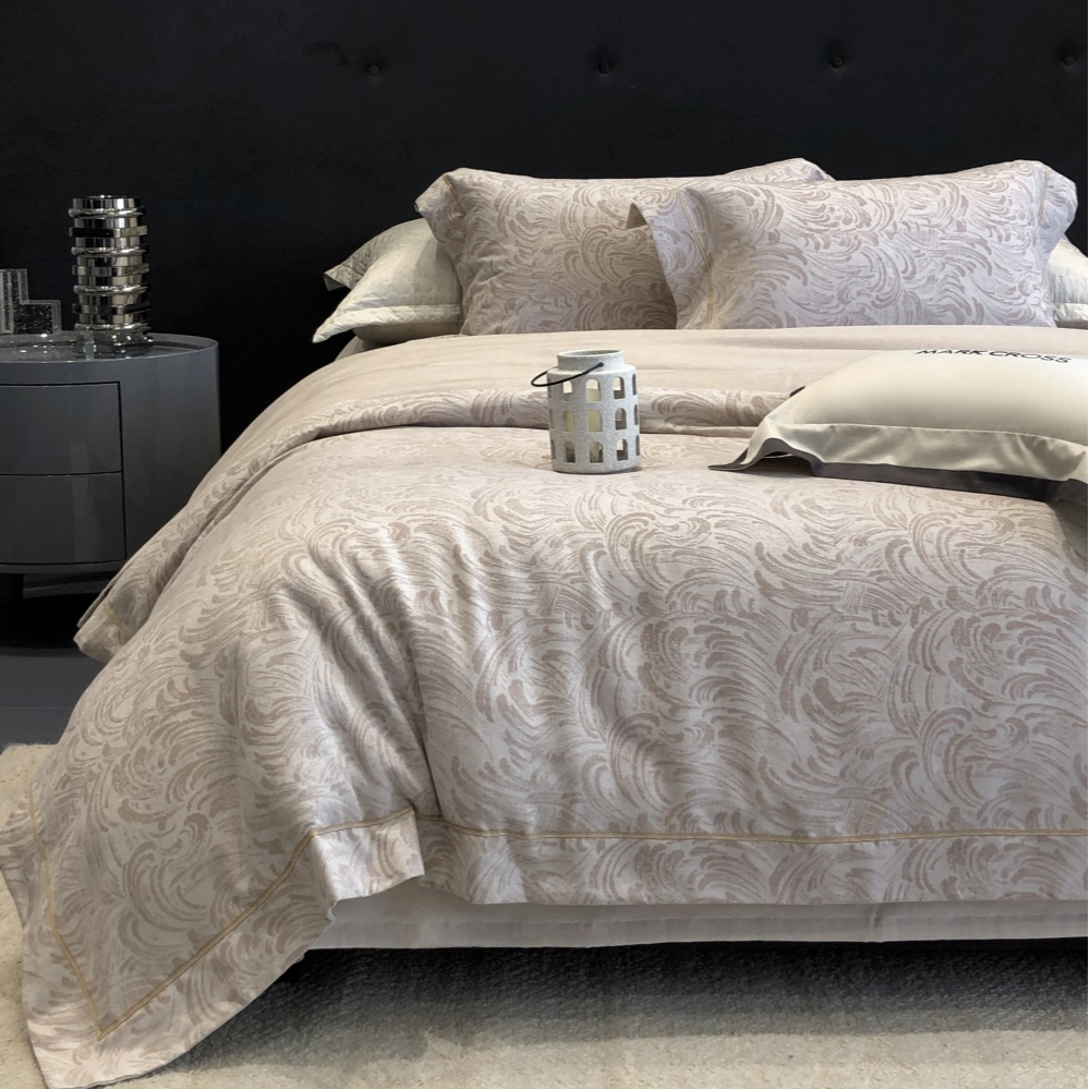 大莉莉【象牙海岸】MARK CROSS 高级感棉绒系列保暖家用四件套