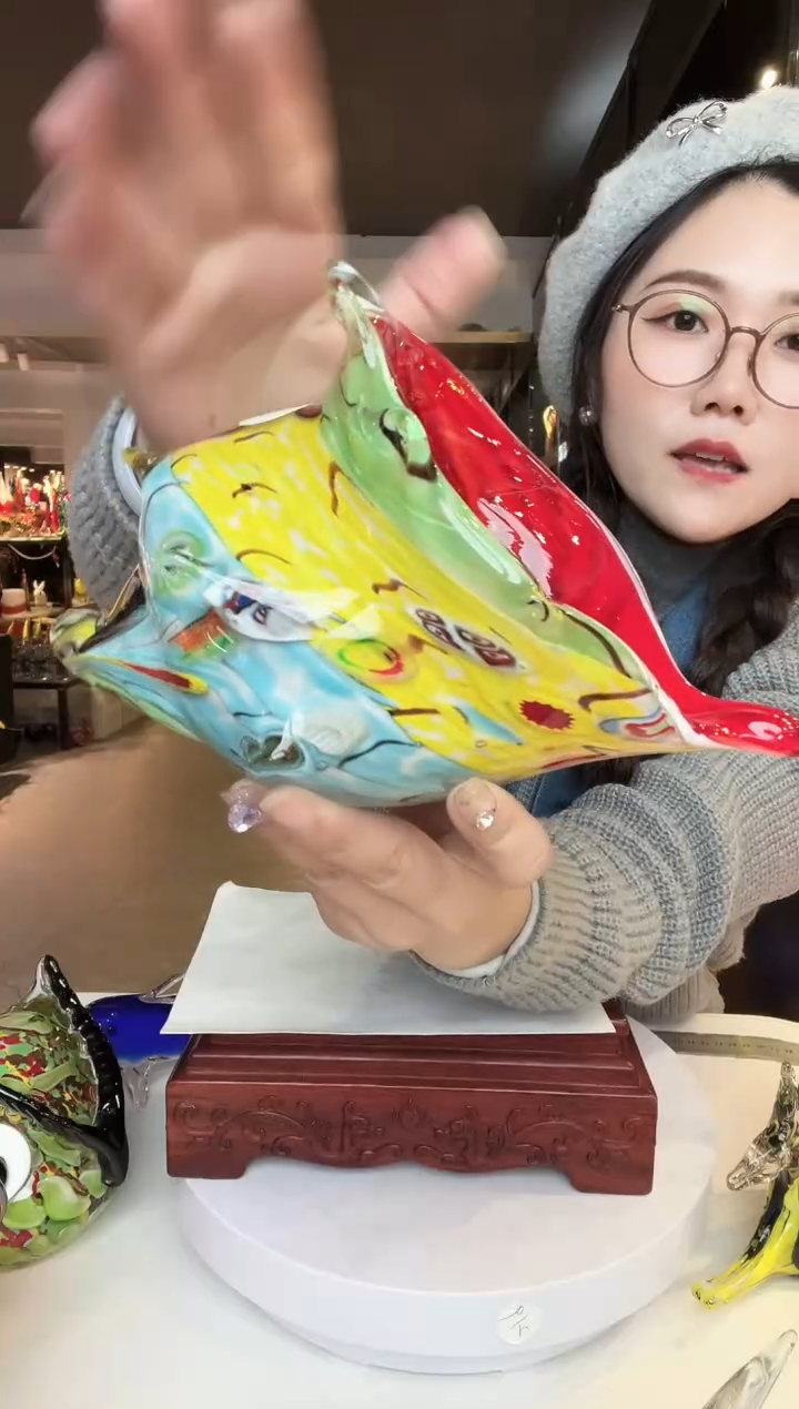 【闪购商品】茶盏琉璃摆件家居摆件