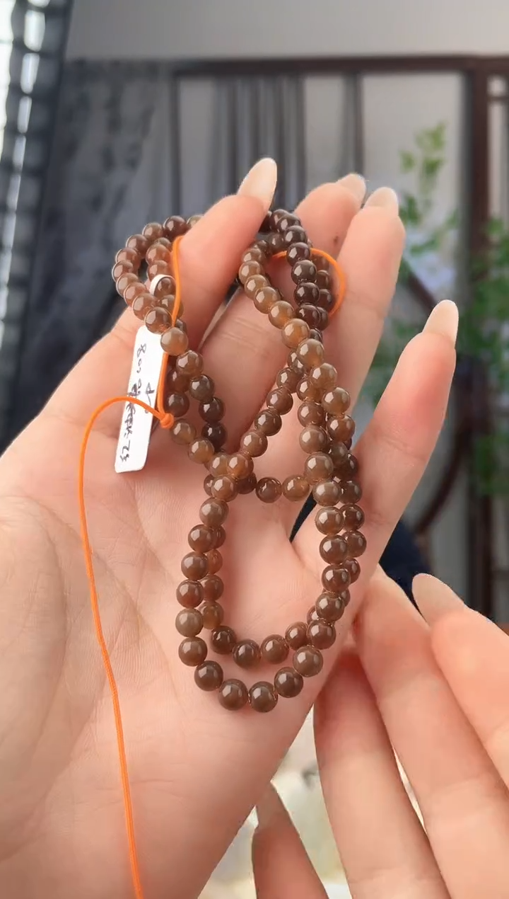 未镶嵌手串和田玉108珠链 xp