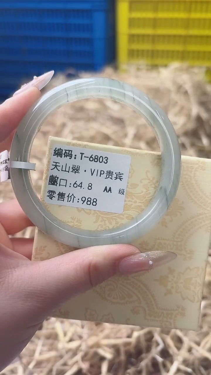 未镶嵌手镯石英质玉T-6803