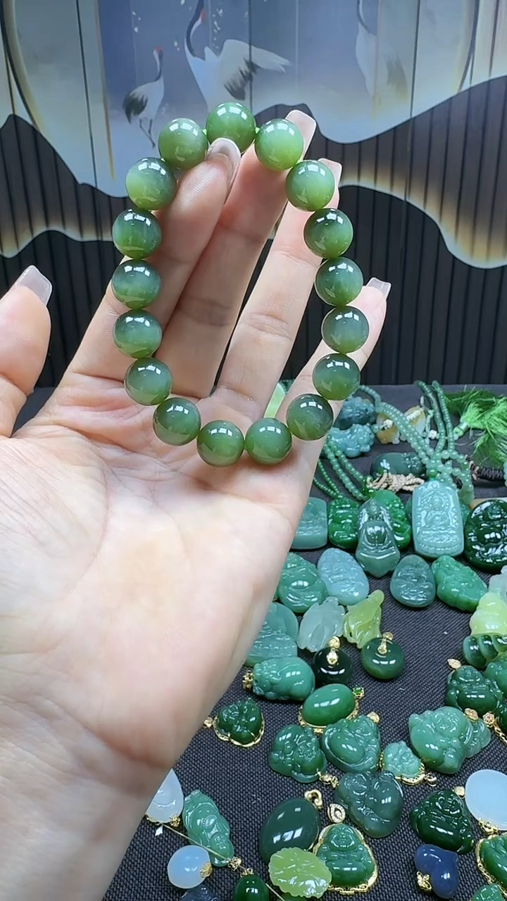 和田玉未镶嵌挂件12